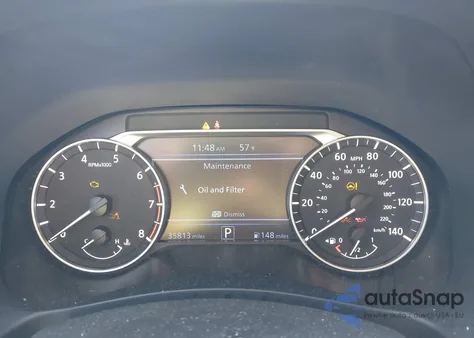 2022 Nissan Altima Sv Intelligent Awd z USA, uszkodzony, nr VIN 1N4BL4DW6NN306044